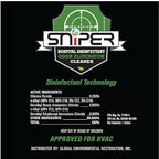 SNiPER Hospital Disinfectant, Odor Eliminator & All-Purpose Cleaner, 16 Ounce Spray