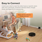 roborock Q8 Max Robot Vacuum and Mop Cleaner, DuoRoller Brush, 5500Pa Strong Suction, Lidar Navigation, Obstacle Avoidance, Multi-Level Mapping, Perfect for Pet Hair