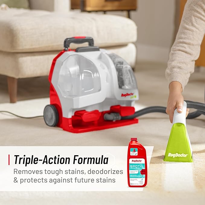 Rug Doctor Pet Portable Spot Cleaner, 2X Suction Power, Lightweight Pet Carpet Cleaner Machine, Pro-Grade Power Removes Stains & Odors from Rugs, Carpets And Upholstery