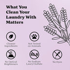 Pronounce Laundry Detergent Powder Alternative | Earth-Derived Ingredients, Eco-Friendly, Safer for Sensitive Skin, Eczema, and Babies. Stain + Smell Fighting. HE Safe (Lavender, 120 Loads).