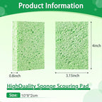20 Pack Cleaning Scrub Colored Sponge Kitchen Sponges Colorful Non Scratch Dual Sided for Dishes, Pots, Pans, Multi Surface Household Cleaning