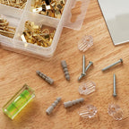 Picture and Mirror Hanging Kit Assortment – Hardware Supplies to Hang a Picture, Canvas, or Painting – Assortment of Hooks, Wire, Nails, and Sawtooth Hangers – Suitable for Drywall and Masonry Hanging