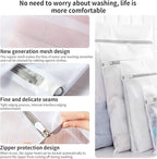 3 Pack Small Mesh Laundry Bags by MDSXO- Small Durable Lingerie Delicates Bag for Washing Machine for Socks, Bra, Mask,Baby Clothes 10 * 12 inch [3 Pack]