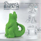 Genuine Fred DRAGON'S BREATH Microwave Steam Cleaner, BPA-Free Silicone Dragon Design, Easy to Use, Reduces Cleaning Time, Dishwasher Safe, Fun and Effective Kitchen Gadget