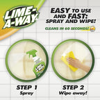 Lime-A-Way Hard Water Stain Remover Spray, Removes Lime, Calcium & Rust in Seconds, Bathroom Cleaner, 22 fl oz (2-count)