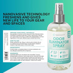 SpaRoom Odor Eliminator Spray – Home Freshener for Strong Smells, Smoke and Pet Neutralizer, Bathroom and Car Deodorizer with Plant-Based Ingredients, 8oz Zero-Residue Linen Formula