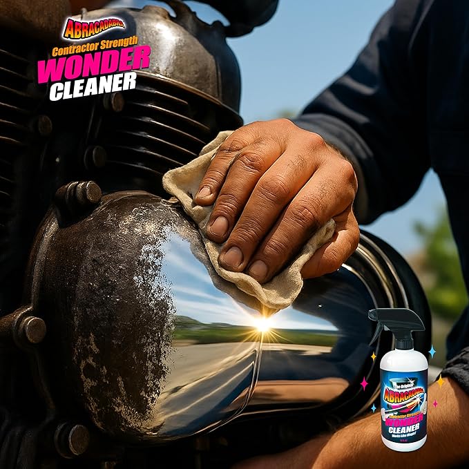 Abracadabra® Contractor Strength Wonder Cleaner - As Seen on TV - 16 fl oz - Gunk & Build up Remover - Removes Tar, Adhesives, Gum, Stickers, Sap, Oils & More on Most Surfaces - Better Stronger Faster