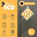 Swedish Dishcloths for Kitchen, 8 Pack Reusable Paper Towels with Clips, Non-Scratch Swedish Dish Towels, Super Absorbent Cellulose Sponge Cloths, Eco Friendly Gifts