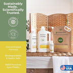 Heritage Park Luxury Laundry Detergent | Dermatologist Tested Plant based Natural & Enzyme Laundry Detergent | Sensitive Skin Friendly - Fragrance Free (4 fl oz Trial Size)