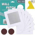 Mckanti 8 Pack 4 Inch Drywall Repair Kit, Aluminum Drywall Patch Wall Repair Patch Kit, Large Hole Patch Repair for Drywall,Heavy Duty Dry Wall Hole Repair Patch