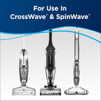 Bissell CrossWave & SpinWave Wood Floor Cleaning Formula, 32 oz, Dissolves Dirt, Grime, and Sticky Messes, Safe on Sealed Floors, Pair with Cross, SpinWave & Other Hard Cleaners, Lemon (Pack of 2)