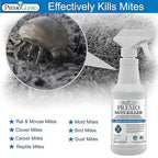 Premo Guard Natural Mite Spray – 16 oz Bottle – Plant Based Treatment for Dust, Spider, Carpet, Bird, Rat Mites – Safe for Families, Pet, Home, Bedding & Furniture When Used As Directed