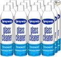 Sprayway Glass Cleaner with Foaming Spray for a Streak-Free Shine for Home and Automotive Use, 19 oz., Pack of 12