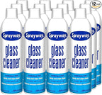 Sprayway Glass Cleaner with Foaming Spray for a Streak-Free Shine for Home and Automotive Use, 19 oz., Pack of 12