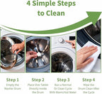 ORIENTLEAF Washing Machine Cleaner Tablets 24 Pack, Washer Machine Cleaner Tablets For HE Front Loader & Top Load Washer