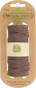 The Beadsmith 100% Hemp Cord – Brown Color – 2mm, 197 Foot Spool, 20LB Test Strength – Twine for Jewelry Making, Macrame, Paper Crafts, Gardening, Scrapbooking, Home Décor, DIY String Art & More