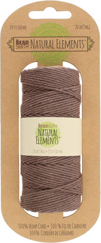 The Beadsmith 100% Hemp Cord – Brown Color – 2mm, 197 Foot Spool, 20LB Test Strength – Twine for Jewelry Making, Macrame, Paper Crafts, Gardening, Scrapbooking, Home Décor, DIY String Art & More