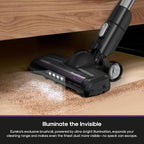 Eureka Cordless Vacuum Cleaner Lightweight, Stick Vacuum Rechargeable for Hardwood, Pet Hair, Black, ReactiClean 410