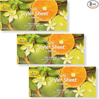 Lime Basil & Mandarin Sheet Fragrance 20 x 3 Pack - Long-Lasting Dryer Sheet Scent for Clothing Styler - Deodorizing & Refreshing - Easy Use Styler Fabric Softener Sheets Compatible with LG Styler