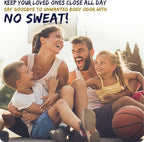 NO SWEAT! Ultra Long Lasting Sweat and Body Odor Protection, 98% Natural Ingredients, Hypoallergenic & Clinically Tested, Alcohol-Free & Fabric Safe, 20x Longer Duration, Created from Science (20mL)