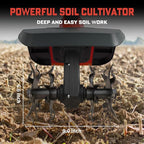 Cordless Tiller Cultivator for Milwaukee 18V Battery(Tool Only),Brushless Motor,Electric Garden Tiller w/360 RPM, 9In Tilling Width and 6.6In Depth Garden Rototiller for Lawn/Soil Cultivation