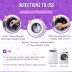 Washing Machine Cleaner Tablets for Pet Owners PRO MAX, Large Enzymatic Deep Cleaning Remove for Cat & Dog Hair, Odor, Residue, Compatible with HE, Top & Front Load