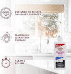 HOPE'S Countertop Restoration Polish, Streak-Free Kitchen Counter Cleaner, No Buildup on Countertops, Quartz, Marble, Corian, Composite, and Granite Polish, 8 Fl Oz, Pack of 3
