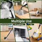 Handheld Steam Cleaner,Steam Mop with Detachable Handheld Steam Cleaner,350ml 1050W Floor Steamer Cleaner for Home with 16 Accessory Kit, Multi-Purpose Steamer for Cleaning Floor, Tile, Windows, Couch