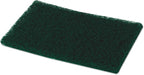 Boardwalk 186 Heavy-Duty Scour Pad, Green, 6 x 9 (Case of 15)