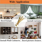 400pcs Self-Drywall Dilling Anchors Screws with 4 Different Expansion Sizes Screw Set, Zinc Plated Steel Dry Wall Screws no Drilling Required, Easy to Install