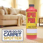 Pro's Choice Spot Pro Carpet Spotter, Professional Fabric & Carpet Spot Remover for Stains & Spills, Fast Acting Upholstery Stain Remover, Use as Stain Treater Spray for Cleaner Couch & Laundry, 1Pint