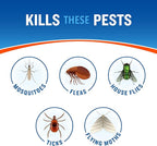 Cutter Backyard Bug Control Spray Concentrate, Mosquito Repellent, Kills Mosquitoes, Fleas & Listed Ants, 32 fl Ounce