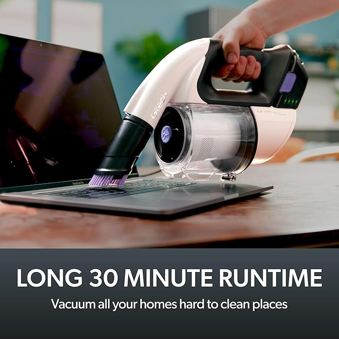 Gtech Multi Platinum Cordless Handheld Vacuum Cleaner - Portable Vacuum Cleaner for Car, Home, and More - Reinforced with Lightweight Aluminum - Rechargeable - 30 Mins Runtime