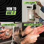 Grip Clean Heavy Duty Hand Cleaner for Mechanics – Natural Pumice & Clay-Infused Technology Removes Grease, Oil & Grime – Moisturizing Liquid Hand Soap for Shop, Garage & Industrial Use – 2 Gallons