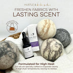 Laundry Essential Oils for Dryer Balls 15ml Lavender Rain - Blend of Laundry Fragrance Oil and Essential Oils Wool Balls, Compact & Multi-Use Essentials Oil for Diffusers and Candle Making Scents
