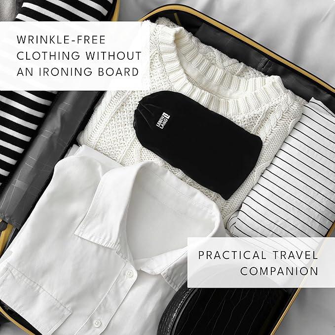 Travel Steamer for clothes - 25 Sec Fast Heat Up & Incl. Travel Accessory I Portable Size Clothes Steamer for clothing iron I Mini Plancha a vapor para ropa steam Hand Handheld Steamers I By LEBENLANG