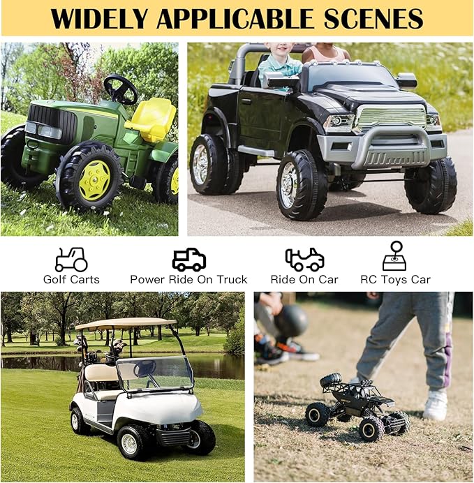 2 Packs for Power Wheel Adapter Compatible with Dewalt 20V Battery, Power Conversion Kit for DIY RC Toy Car, Ride On Truck, Power Tool, Battery Connector with Switch & Fuse, 12AWG Wire, Wire Terminal