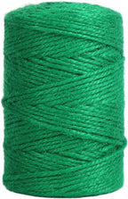 Vivifying Garden Twine, 328 Feet 3mm Green Plant Ties, Strong Jute Twine String for Climbing Plants, Tomatoes, Crafts and Decoration