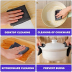 55 Pack Microfiber Cleaning Cloth Roll, Tear Away Reusable Towels, 11" X 9", Ultra Absorbent & Lint Free Microfiber Cloth for Cleaning Cars, Kitchen, Window, Home and Shop, Black