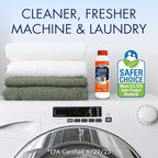 Glisten Washing Machine Cleaner, Helps Remove Odor, Buildup, and Limescale, Fresh Scent, Made in the USA, 12 Ounce Bottle, 3-Pack