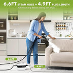 Steam Cleaner for Home & Car Detailing, 2500W Pressurized Handheld Steam Cleaner, 15s Fast Heating, 6 Levels Steam Output, 1.2L Water Tank