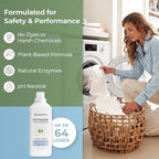 Heritage Park Luxury Laundry Detergent | Dermatologist Tested Plant based Natural & Enzyme Laundry Detergent | Sensitive Skin Friendly - Shore Breeze (32 fl oz)