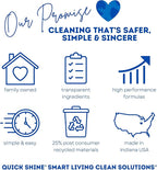 Quick Shine Multi Surface Floor Cleaner 64oz, Ready to Use-Streak Free-No Rinse, Use on Hardwood, Laminate, Luxury Vinyl Plank & Stone, Use in Spray Mops & Vac Mops, Safer Choice Cleaner