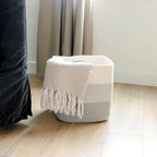 NaturalCozy 13 Inch Cube Storage Bins Cotton Rope Woven Baskets for Organizing 3-Pack | 13 x 13 Storage Cubes | Fabric Square Storage Baskets for Shelves Organizer, Kids Toy Bins, Closet Baby Nursery