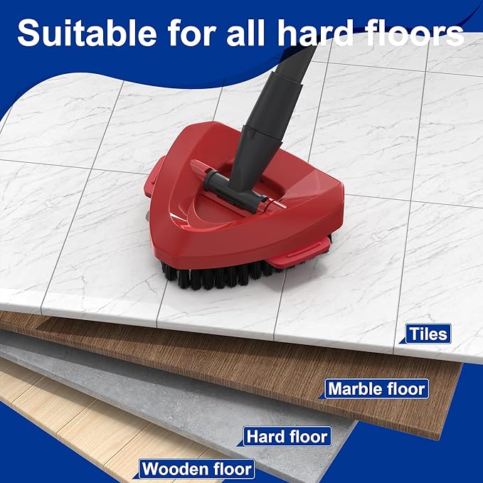 Scrubber Mop Head for O Cedar RinseClean Spin Mop 2 Tank System, Replace Head for OCedar Spin Mop Scrub Brush Head, Scrubber Head Replacement Attachment, Scrub Brush Mop Head 2 Tank, Clean Brush