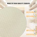 Hanging Closet Organizer and Storage 3-Shelf, Easy Mount Foldable Hanging Closet Wardrobe Storage Shelves, Clothes Handbag Shoes Accessories Storage, Washable Oxford Cloth Fabric, Beige