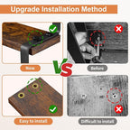 Giikin 3-Tier Spice Rack, 13.8 Inch Wood Countertop Spice Storage Holder, Kitchen Pantry Cabinet Organizer Cupboard for Spice Bottles, Jars, Seasonings, Baking Supplies, Metal Frame(Set of 2)