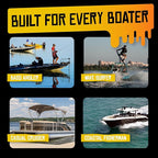 Boat Juice Mildew Stain Remover & Restorer Boat Cleaner | Marine-Grade Boat Mold & Mildew Remover for Vinyl Seats, Upholstery, Cushions & Interior | Fast-Acting, Mango Tango Scent | Made in USA (32oz)