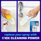 Mr. Clean Magic Eraser Foaming Sponge, All Purpose Cleaner, Dawn Cleaning Power, Wall, Sneaker, Oven Cleaner, Kitchen, Bathroom, Shower Cleaning Supplies, Scrubber, Ultra Foamy, 7ct