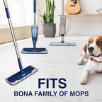 Bona Pet System Microfiber Deep Cleaning Pad for Multi-Surface Floors - Washable and Reusable - Safe on Hardwood Floors - Lifts & Removes Heavy Dirt and Pet Mess Build-up - Fits All Bona Mops